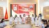 KẾT NẠP ĐẢNG VIÊN MỚI CHO SINH VIÊN KHOA SỬ - ĐỊA - CHÍNH TRỊ