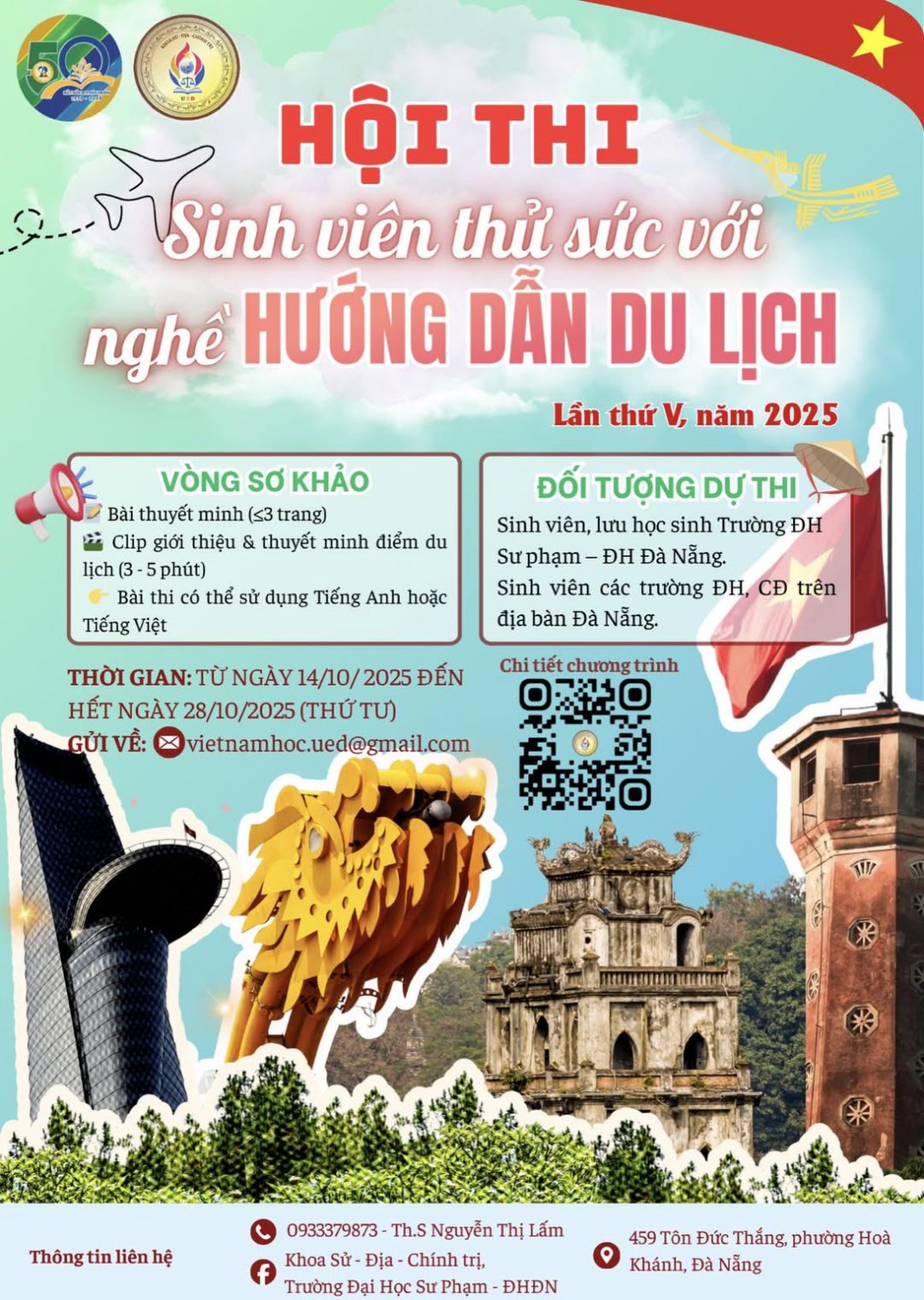 HỘI THI “SINH VIÊN THỬ SỨC VỚI NGHỀ HƯỚNG DẪN DU LỊCH” LẦN THỨ V, NĂM 2025