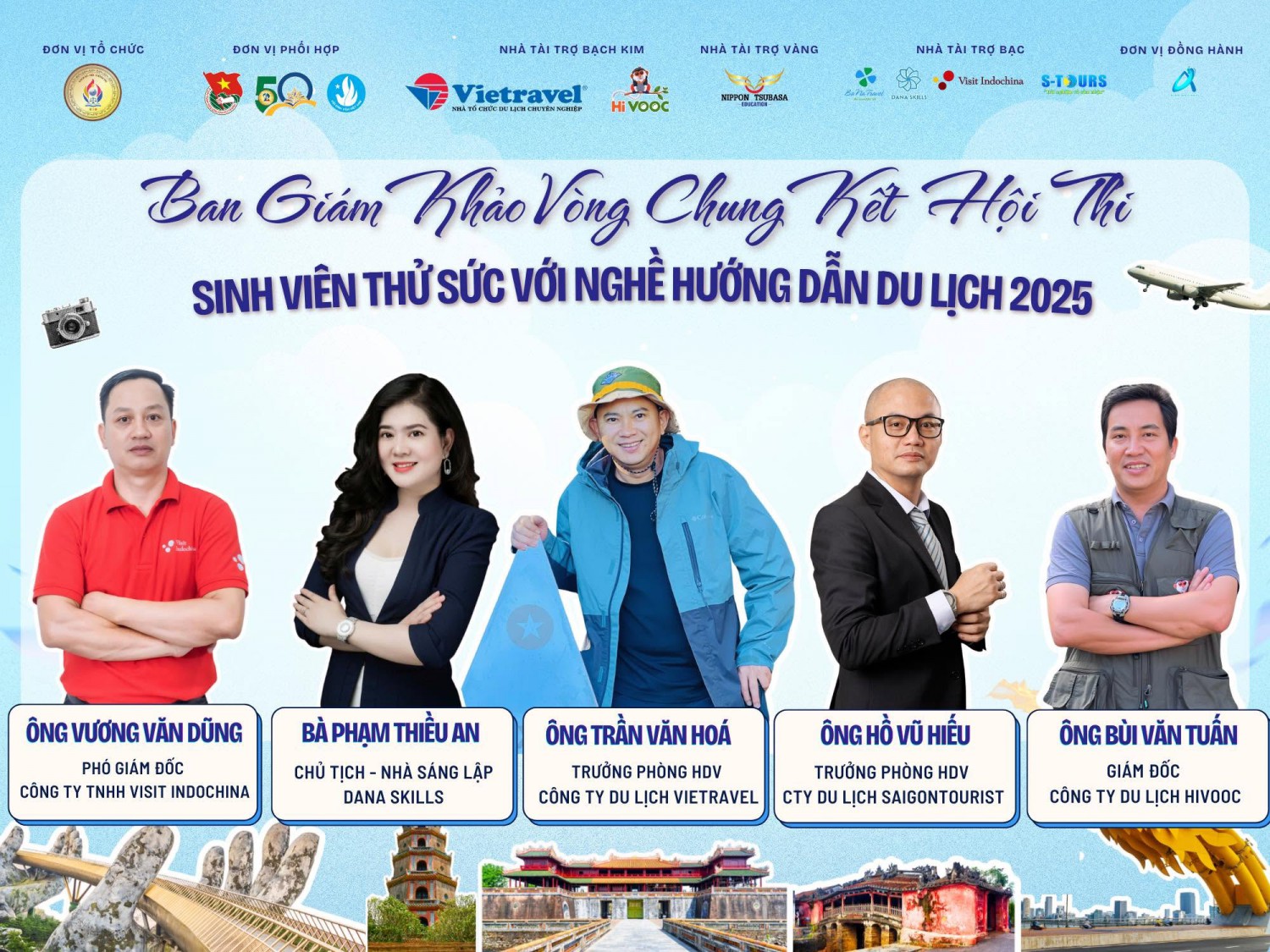 BAN GIÁM KHẢO – VÒNG CHUNG KẾT CUỘC THI “SINH VIÊN THỬ SỨC VỚI NGHỀ HƯỚNG DẪN