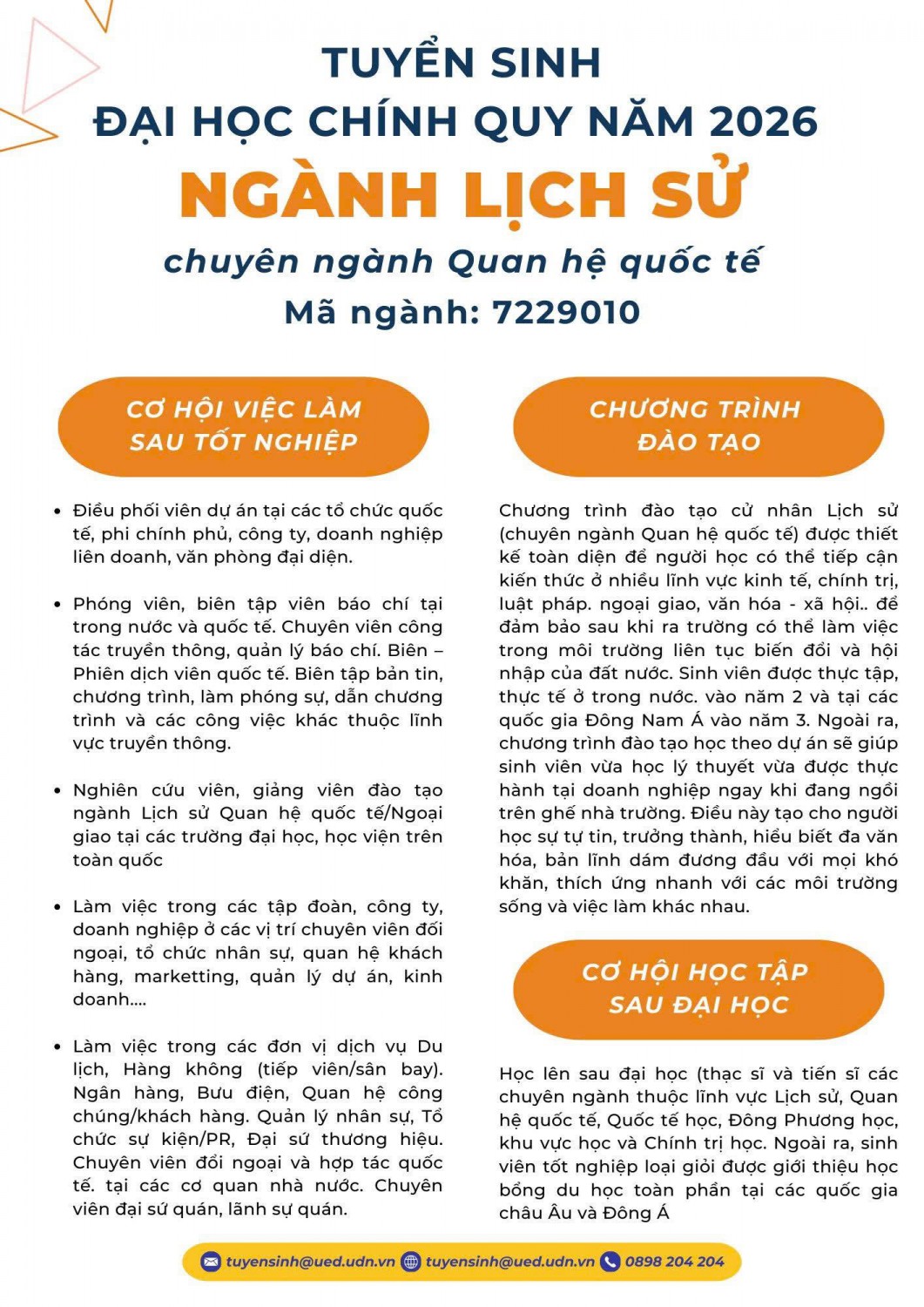 💥CHÀO ĐÓN 2K8 ĐẾN VỚI NGÀNH LỊCH SỬ (chuyên ngành Quan hệ quốc tế)🔥