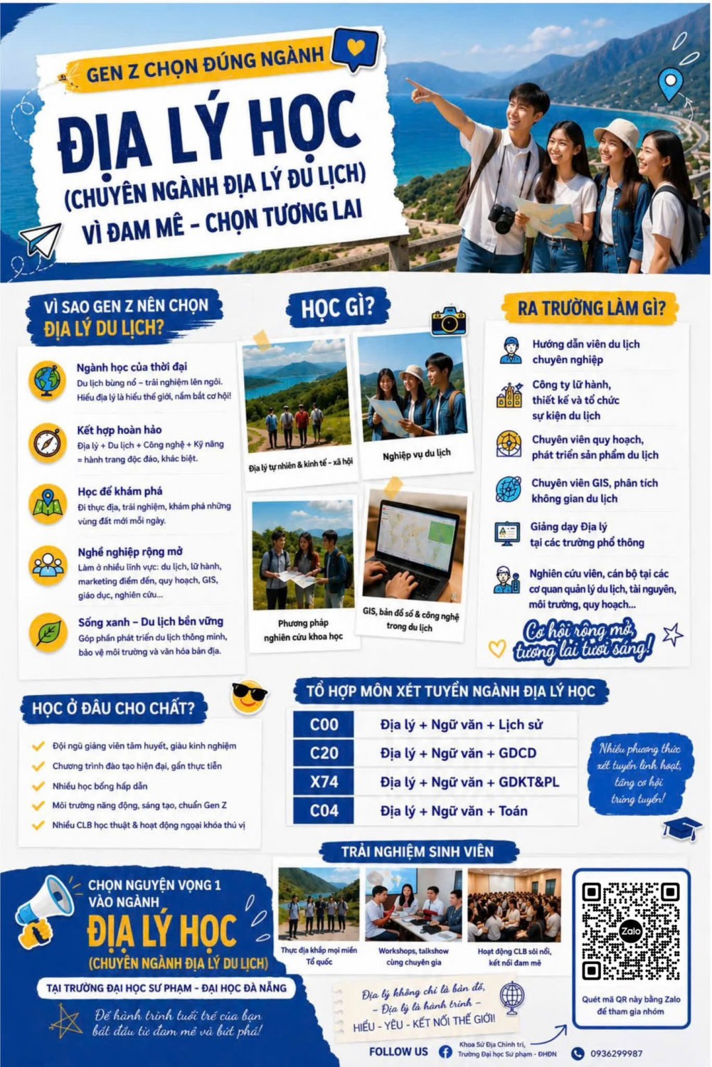 💥 BẠN CÓ BIẾT ??? 💥 CHỈ CÒN 2 NGÀY ĐỂ ĐĂNG KÍ NGUYỆN VỌNG 1 VÀO NGÀNH ĐỊA LÝ HỌC (Địa lý du lịch).